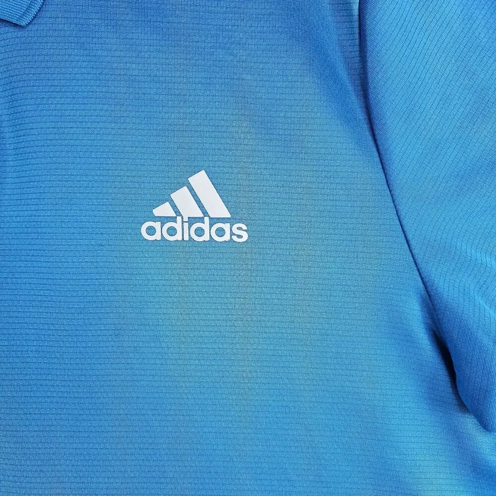 Adidas Climalite Golf Polo Light Blue Men's XL